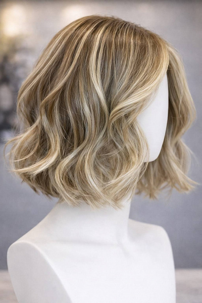 Натуральный парик из натуральных волос