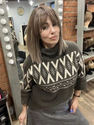 Полупарик из натуральных волос